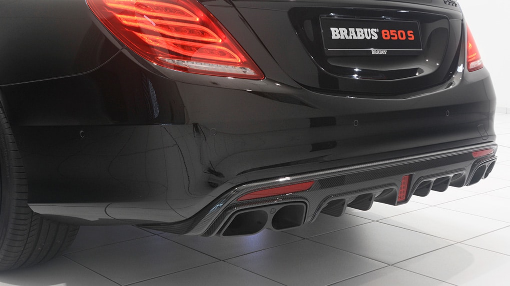 Brabus Mercedes-Benz W222 S63/S65 AMG Brabus выхлопная система и карбоновый диффузор