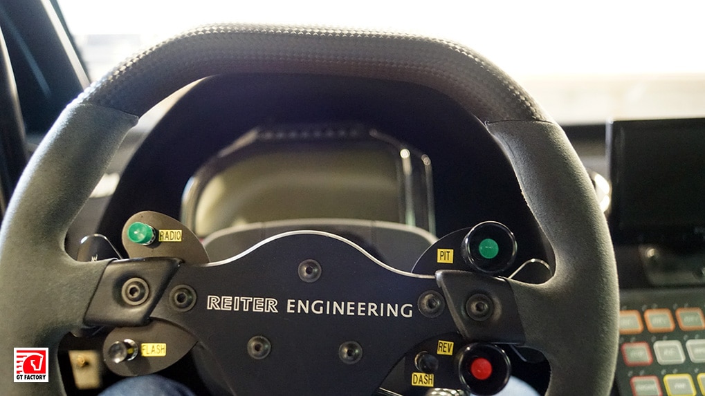 Lamborghini Gallardo Extenso GT3 steering wheel