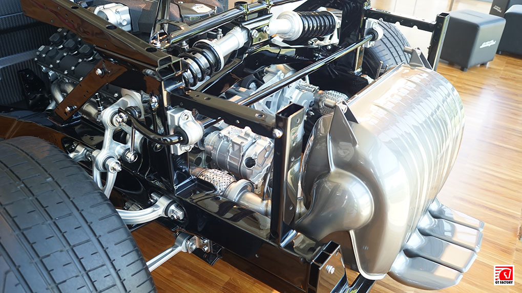 Музей Lamborghini Aventador frame engine suspension