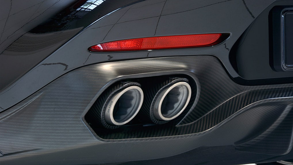 Brabus Mercedes-Benz AMG GT-S titanium exhaust system