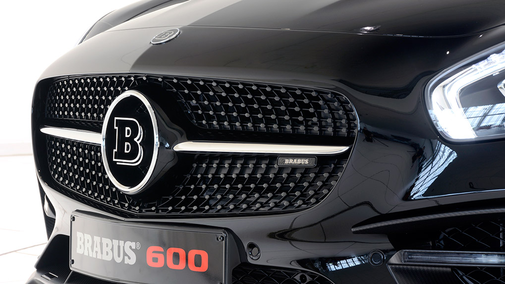 Brabus Mercedes-Benz AMG GT-S front grill logo