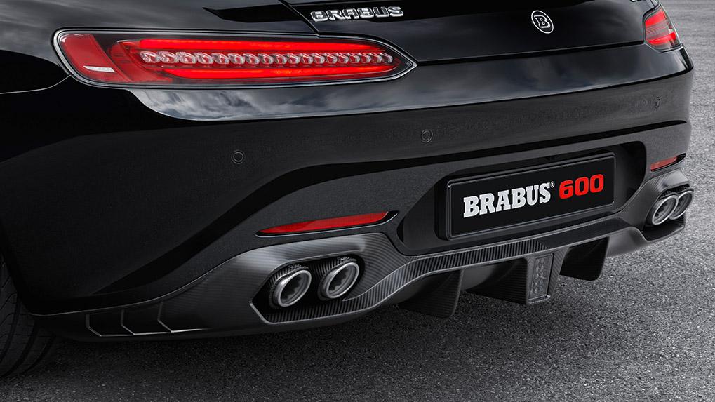 Brabus Mercedes-Benz AMG GT-S rear diffuser
