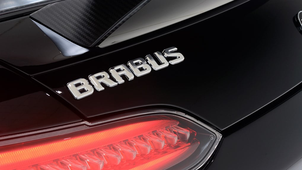 Brabus Mercedes-Benz AMG GT-S rear trunk logo