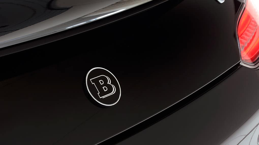 Brabus Mercedes-Benz AMG GT-S trunk logo