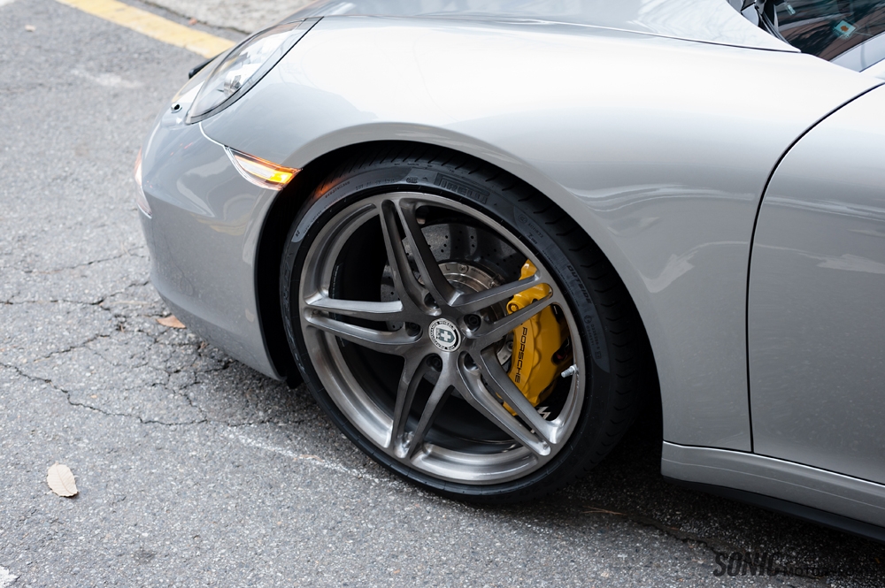 Односоставные моноблочные кованые диски HRE P107 для Porsche 991 Carrera