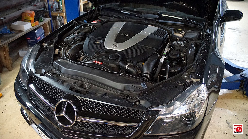 Mercedes-Benz SL65 AMG установка выхлопной системы Capristo