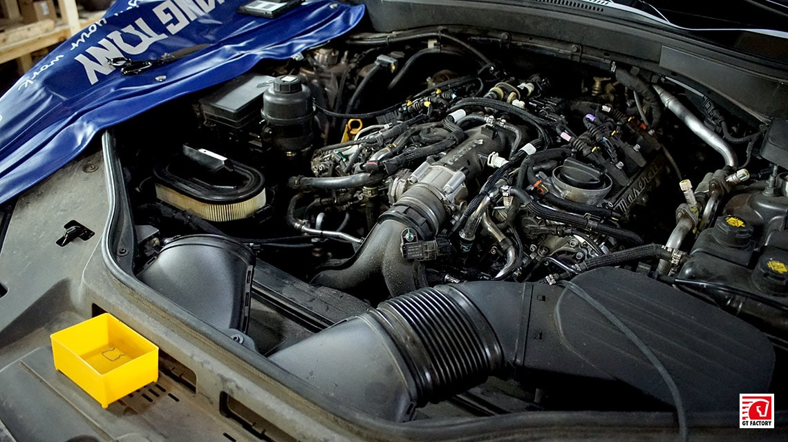 Установка блока увеличения мощности Novitec N-Tronic Maserati Levante V6 SQ4