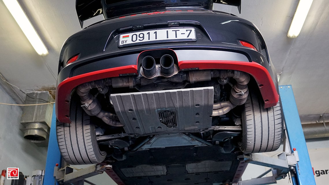 Porsche GT3 991 Cargraphic выхлоп